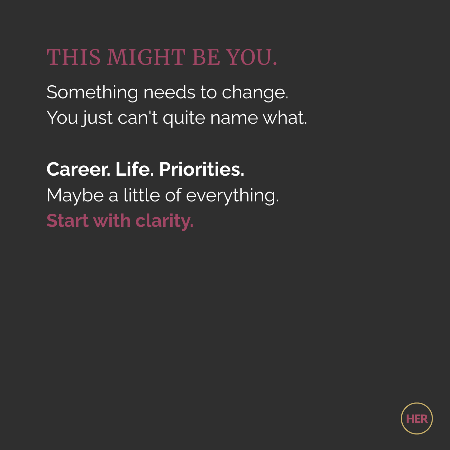 Clarify Intensive™ | Clarity & Direction for What’s Next