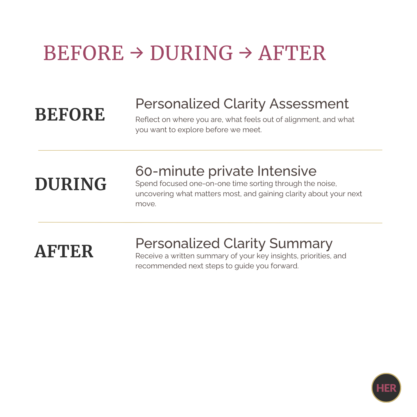 Clarify Intensive™ | Clarity & Direction for What’s Next