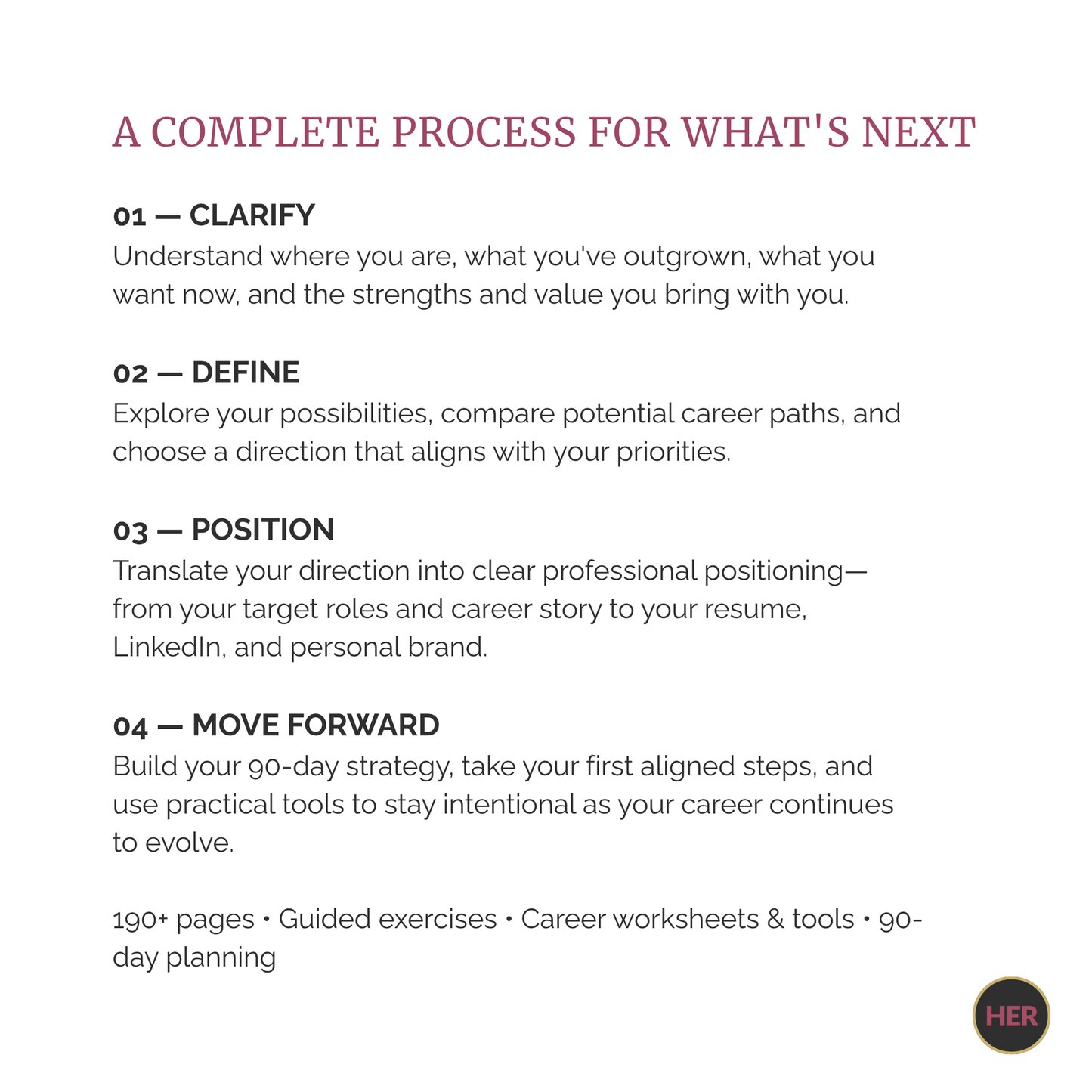 Elevate Her Career Compass™ | Career Clarity & Strategy Workbook for Women