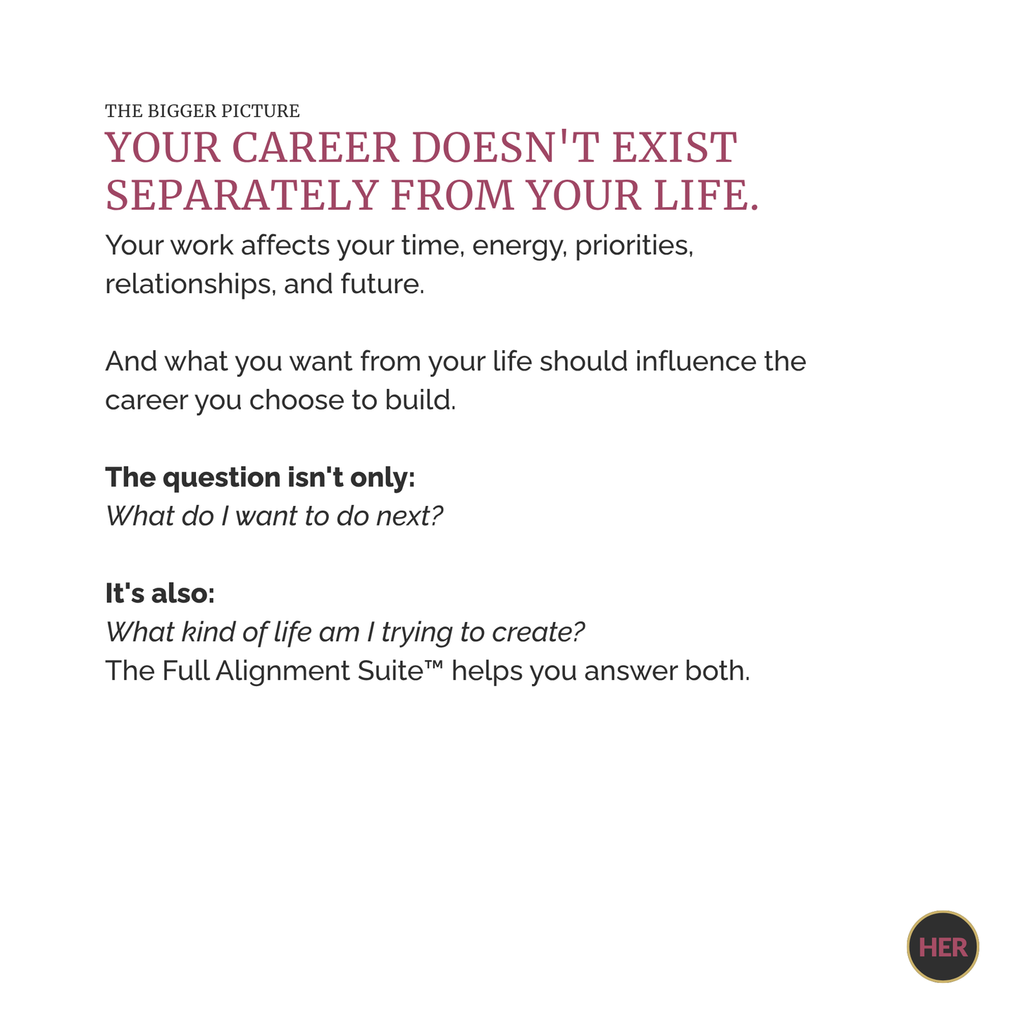 The Full Alignment Suite | Complete Career & Life Clarity System