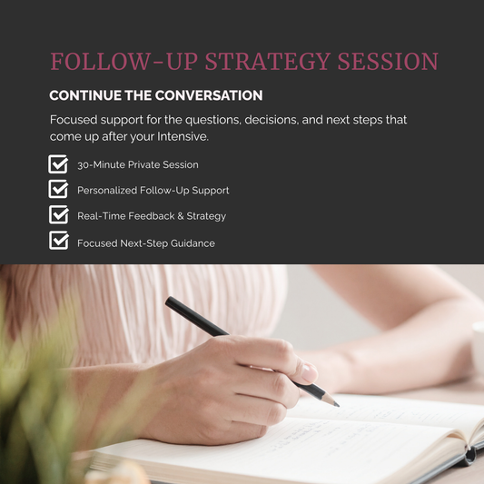 Follow-Up Strategy Session | 30-Minute Career Clarity & Next Step Review