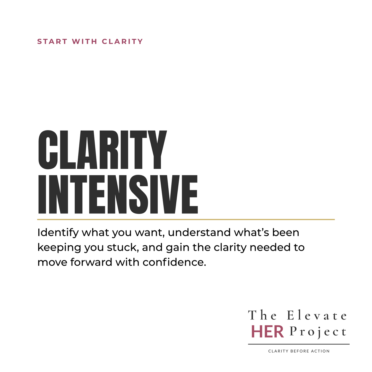 Clarity Intensive | Deep Career Clarity & Strategy Session