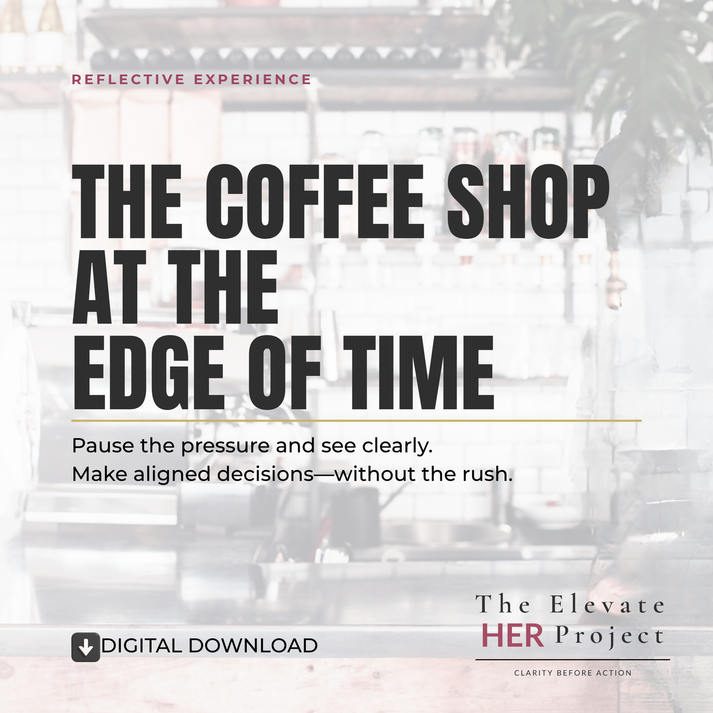 The Coffee Shop at the Edge of Time